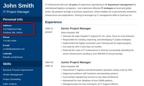 How to List Address on a Resume in 2024 .